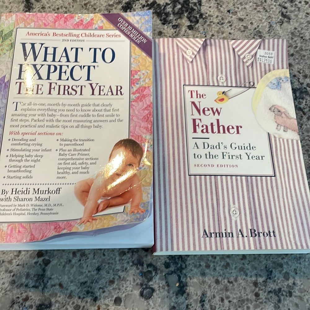 Parenting Books- What to Expect The First Year & The New Father